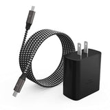 S25 S24 S23 S22 Ultra Charger, 45W Usb-C Super Fast Charger Type C Pps/Pd Wall Charging Block For Samsung Galaxy S25/S24/S23/S22 Ultra/S22 Plus/S20 Ultra/Note 10+, Galaxy Tab(6.6Ft Cable, Black)
