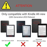 MOSISO Case Compatible with Kindle All-New 10th Generation 2019, PU Leather Da