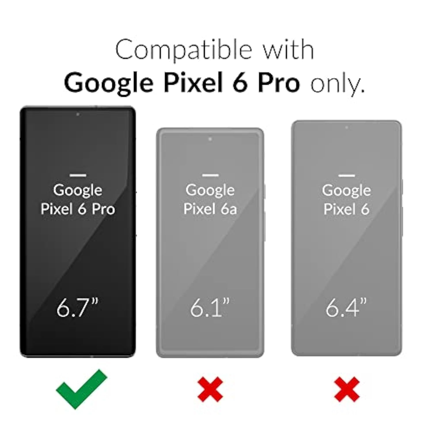 Dual Guard Shockproof Protection Dual Layer Case for Google Pixel 6 Pro