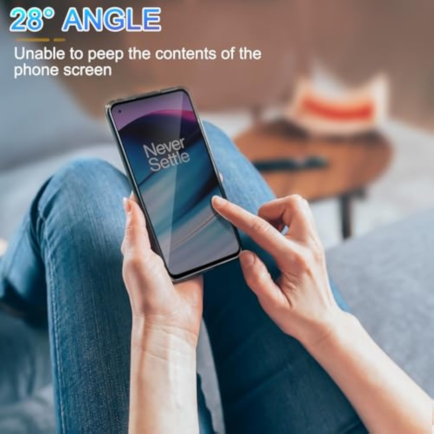 3 Pack Privacy Screen Protector For Oneplus Nord N20 5G [Anti-Spy Tempered Glass], Ultra Hd, Anti-Scratch, Bubble-Free, Easy Install 9H Protective Glass For 1+ Nord N20 5G