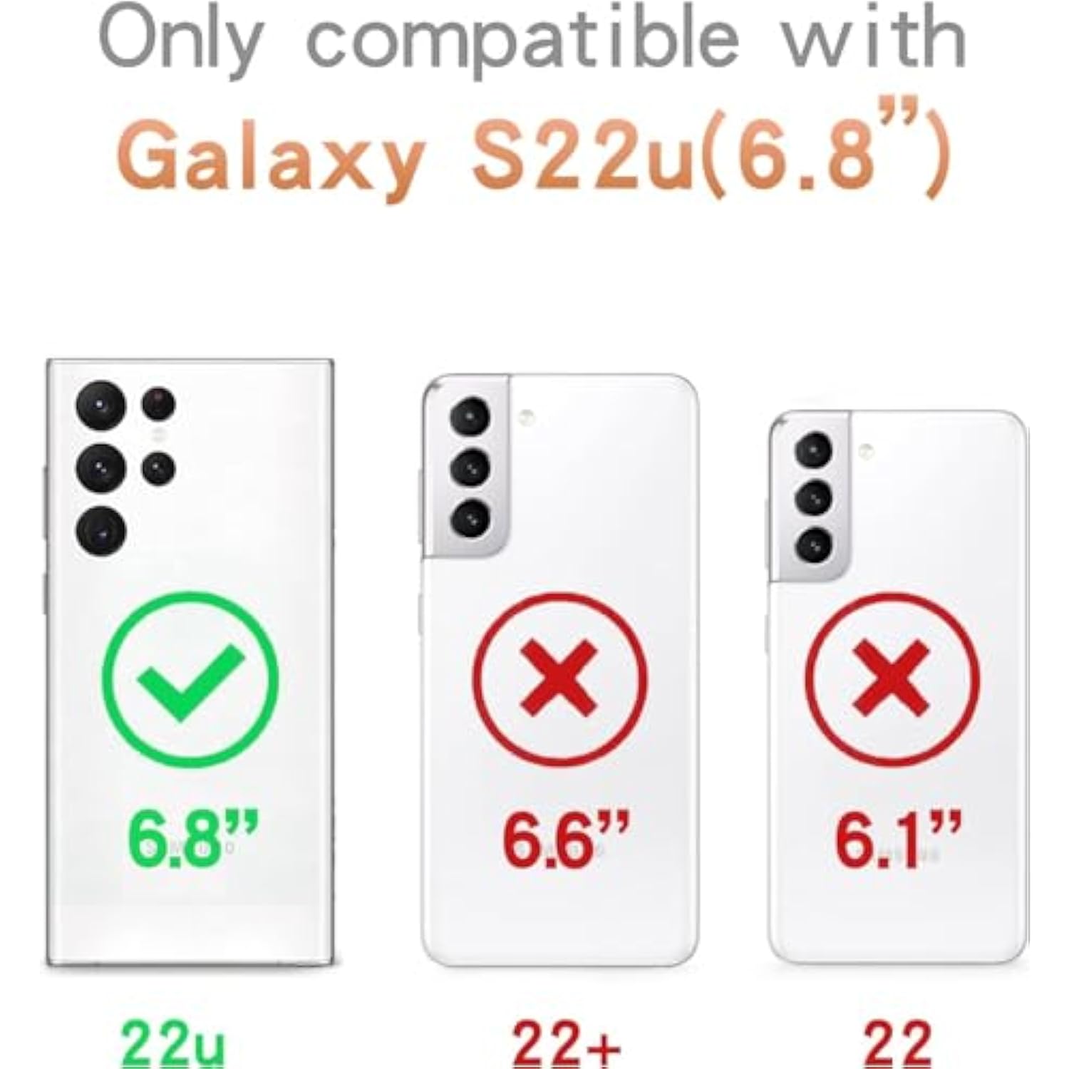 Compatible With Samsung Galaxy S22 Ultra Bling Clear Case For Women,Glitter Phone Case With Sparkle Rhinestone Diamond Camera Protection?Airbag Anti-Fall Crystal Hard Cover For Girl