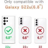 Compatible With Samsung Galaxy S22 Ultra Bling Clear Case For Women,Glitter Phone Case With Sparkle Rhinestone Diamond Camera Protection?Airbag Anti-Fall Crystal Hard Cover For Girl