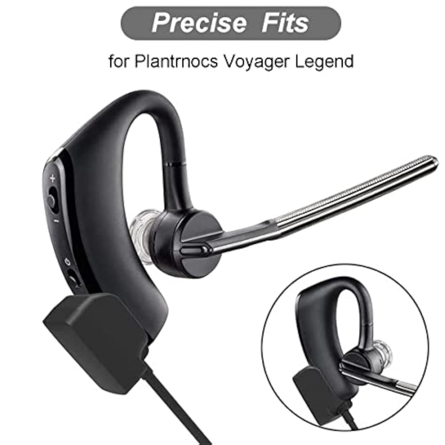 Charger For Plantronics Voyager Legend, Replacement Usb Charging Cable Cord Fo