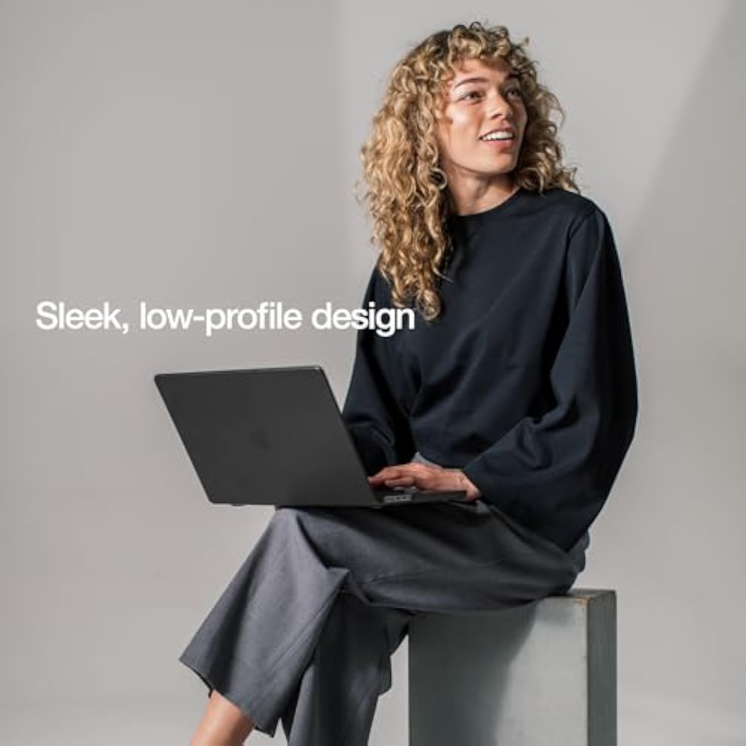 Incase Dots Hardshell with Makrolon - MacBook Air 15 inch Case - 2025, 2024, 2023, M4, M3, M2 - MacBook Case, Laptop Cover, Protective Hard Shell, Scratch Resistant, Lightweight - Black