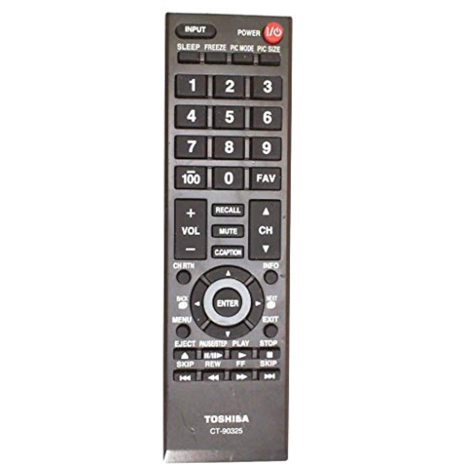 Toshiba CT-90325 REMOTE CONTROL for 19C100U
