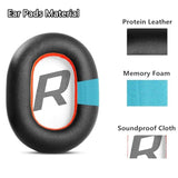 Earpads Replacement Ear Pads Pillow Cushion Compatible With Plantronics Voyager 8200 Uc/Backbeat Pro 2 Headphone Protein Leather Ear Pads Headband Cover Kit Black