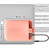 Reusable Compact Silicone Mouse Pouch For Laptop, Mouse Holder For Wireless Mouse, Mouse Sleeve For Laptop With Strong Suction For Ipad/Macbook Use (Black)