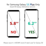Clear Case For Samsung Galaxy S8+ / S8 Plus, Shockproof Bumper Protective Cell Phone Back Cover With Airbags Corners, Tpu Silicone Flexible Cute Case Transparent
