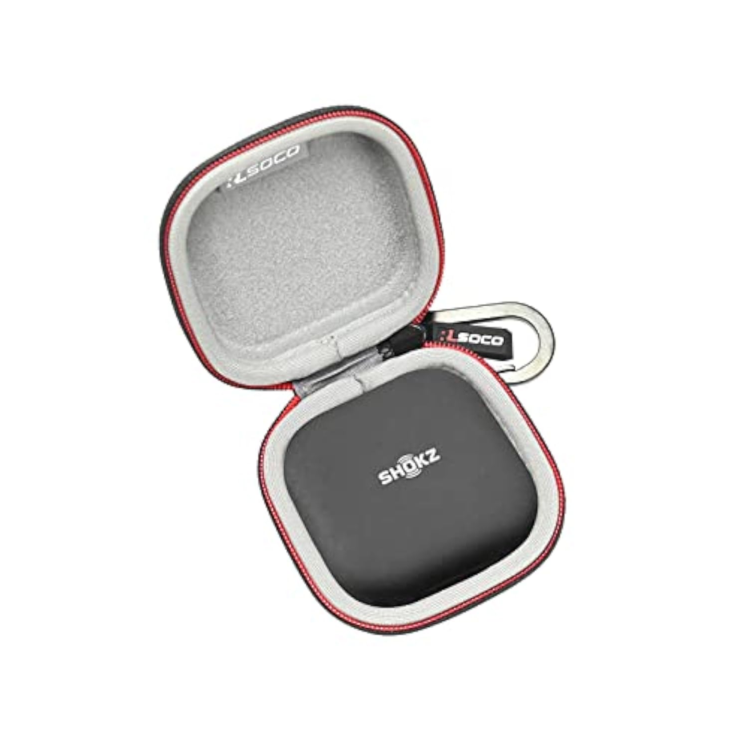 Hard Case For Shokz New Openfit 2/Openfit Air/Openfit/Openfit 2+ Open-Ear Headphones True Wireless Bluetooth Earphones (Black)
