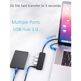 Usb 3.0 Hub 4-Port 5Gbps, Usb Splitter Expander For Macbook, Laptop, Xbox, Fla