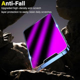 [2-Pack Privacy Screen Protector Designed For Iphone 16E, Iphone 14, Iphone 13 Pro, Iphone 13 Anti-Blue Light Tempered Glass, Purple Anti-Spy, Eye Protection, Colorful Gradient