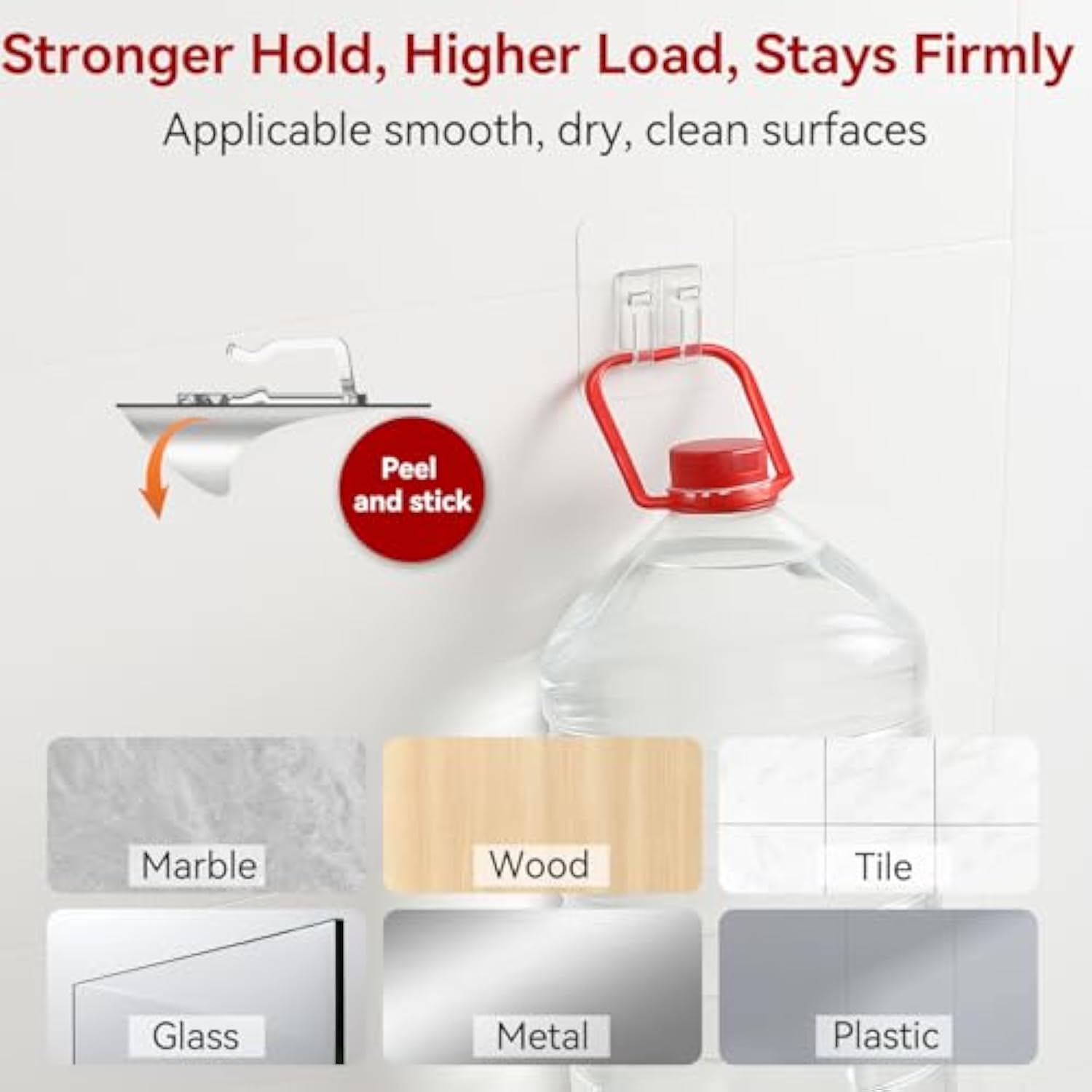Hooks For Outdoor String Lights, 80 Pack Heavy Duty Cable Clips, Damage Free Cord Clips, Waterproof And Uv-Resistant, Clear Self-Adhesive Hooks For Hanging Christmas Lights Outdoor And Patio Decor