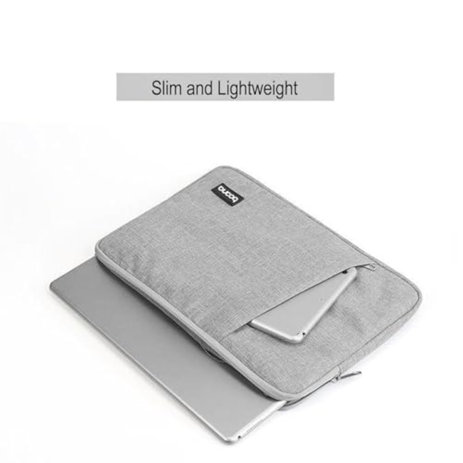 Lightweight 13-13.3 Inch Laptop Sleeve Case Compatible With Macbook Air 13.6, Lenovo Yoga 13.3, Hp Chromebook, Dell Latitude/Xps 13.3, Acer Notebook Slim Computer Bag With Pocket (Black, 13")