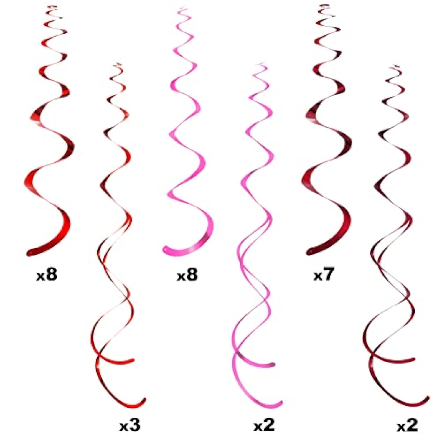 53 Pcs Valentine‘S Day Party Decorations, Valentine Hanging Heart Swirls Ceiling Foil Decorations Red Pink Conversation Hearts Decor For Happy Valentines Day Wedding Anniversary Theme Party Supplies