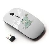 [ Optical 2.4G Wireless Mouse [ Cute Baby Elephant Blue Sweet White Blue ]