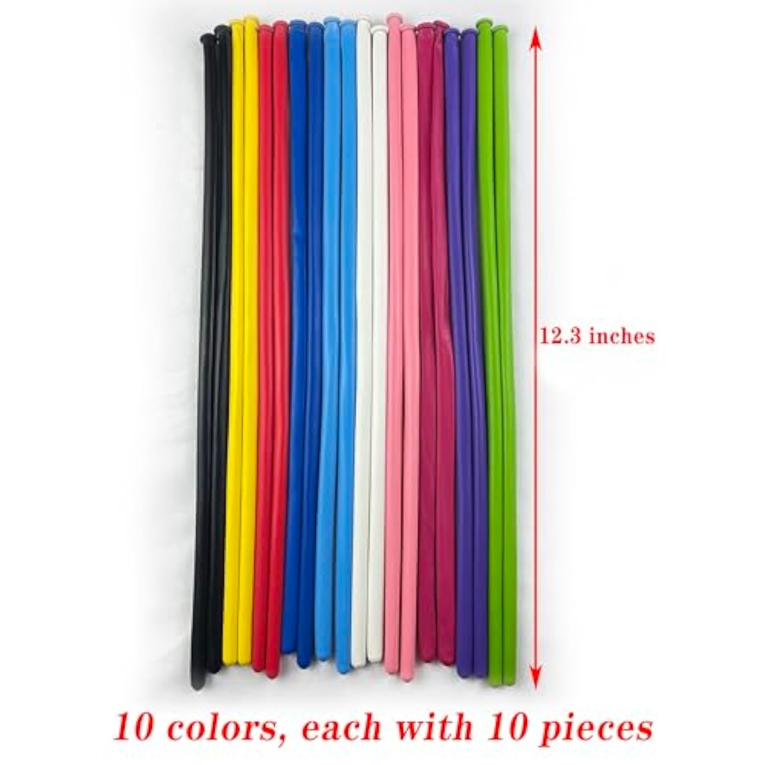 Latex Balloons, 100 Pack, 260Q Long Twisting Balloons,Birthday, Wedding, Baby Shower, Party Decoration