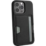 Iphone 13 Pro Wallet Case - Wallet Slayer Vol. 2 [Slim + Protective] Credit Card Holder With Kickstand - Black Tie Affair