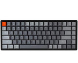 K2 Wireless Mechanical Keyboard, 75% Layout 84 Key Bluetooth/Usb-C Wired Compact Rgb Backlit Anti Ghosting/N-Key Rollover, Gateron G Pro Brown Switch Aluminum Frame For Mac Windows, Version 2