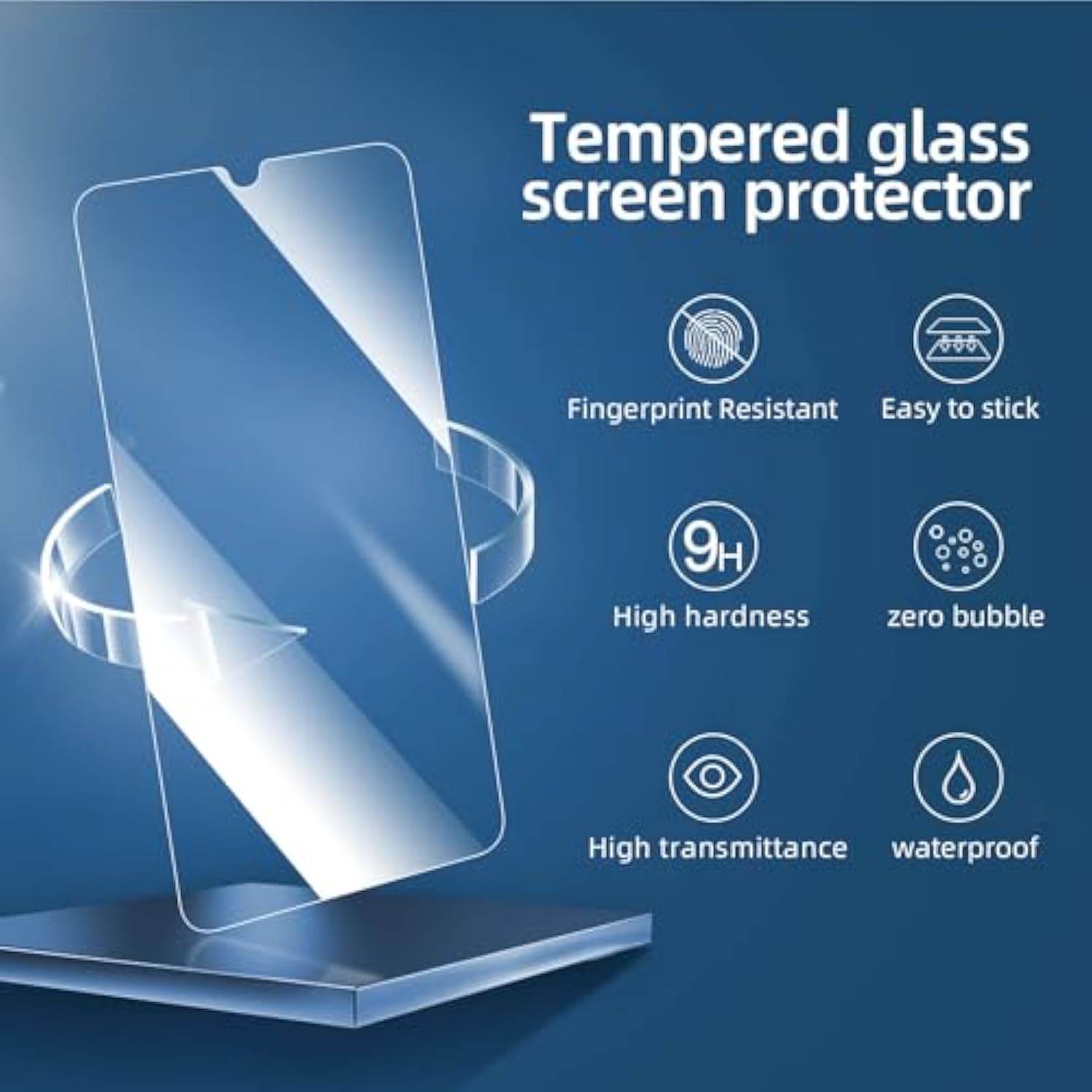 3-Pack Samsung Galaxy A16/A26 5G Tempered Glass Screen Protector Bubble-Free