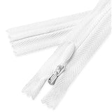 18” Invisible White Zipper 18 Inch Invisible Zipper White Sewing Zippe