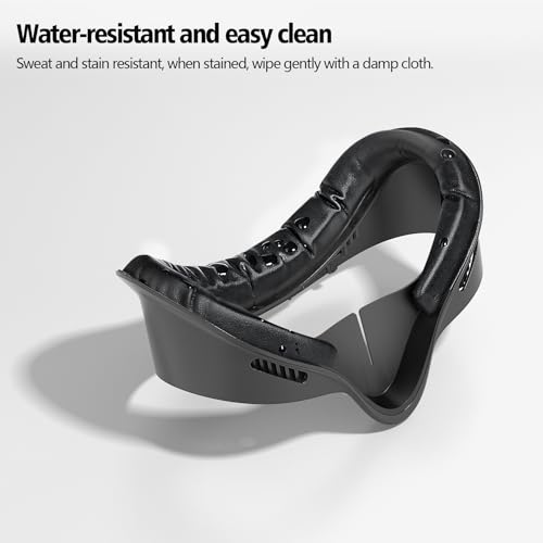 Face Cover Pad For Oculus Quest 3S, Sweat-Proof Pu Foam Cushion For Meta Quest 3S, Compatible With Oculus Quest 3S Original Spacer (For Quest 3S)