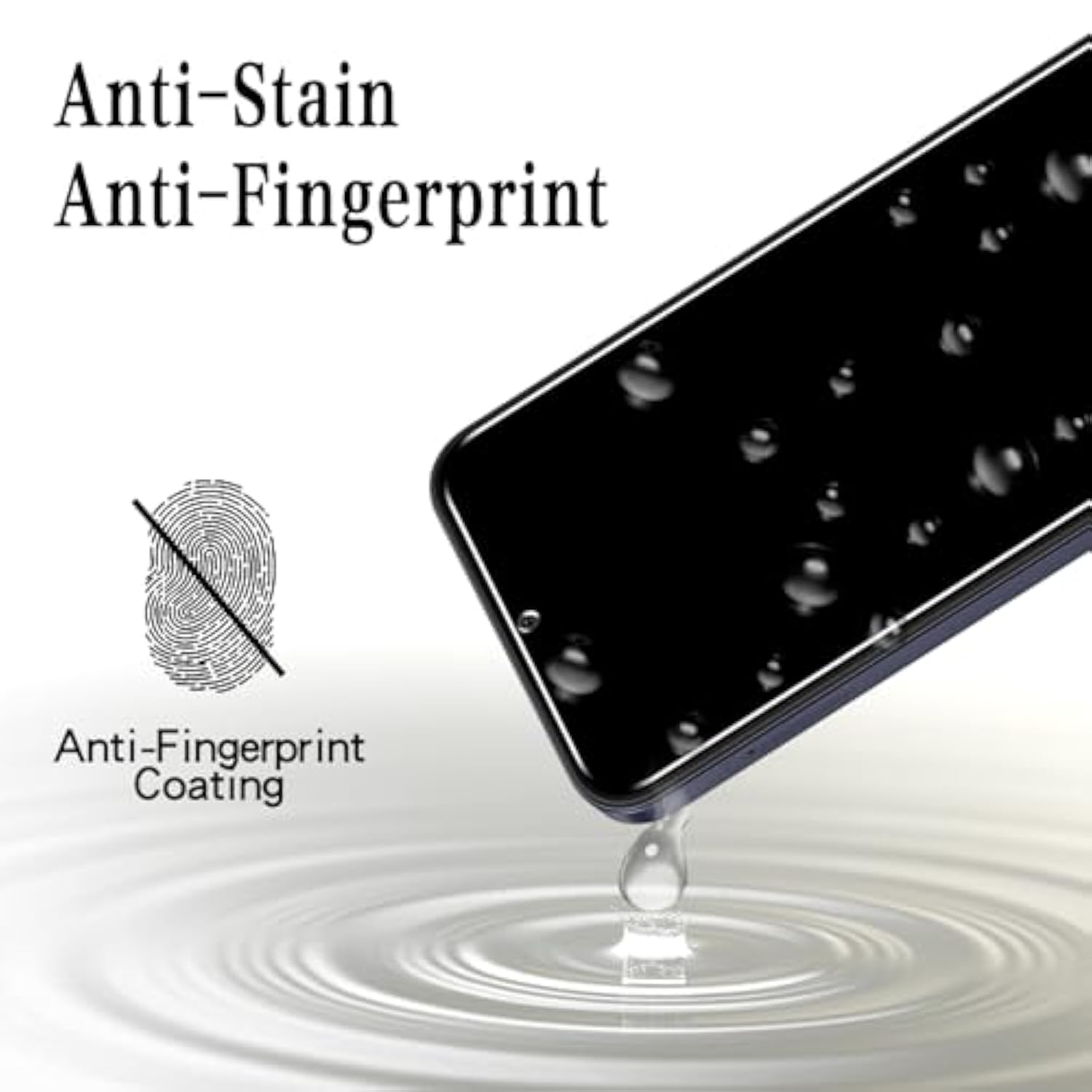[2-Pack Privacy Screen Protector Designed For Samsung Galaxy A26 5G Tempered Glass, No Bubbles, Anti Scratch, Easy To Install