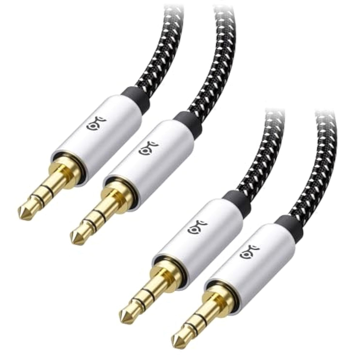 Cable Matters 2-Pack 3.5mm Audio Cable - 3ft, (3.5mm Auxiliary/Aux Cord, Male to Male 3.5 mm Audio Cable, Headphone Cord) - 3 Feet / 0.9 Meters
