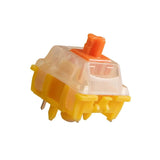 Ef Everfree Curry Switch, Linear Type 50Gf Rgb 5 Pin Hot-Swap Factory Pre-Lubed For Mechanical Keyboard(110Pcs, Curry)