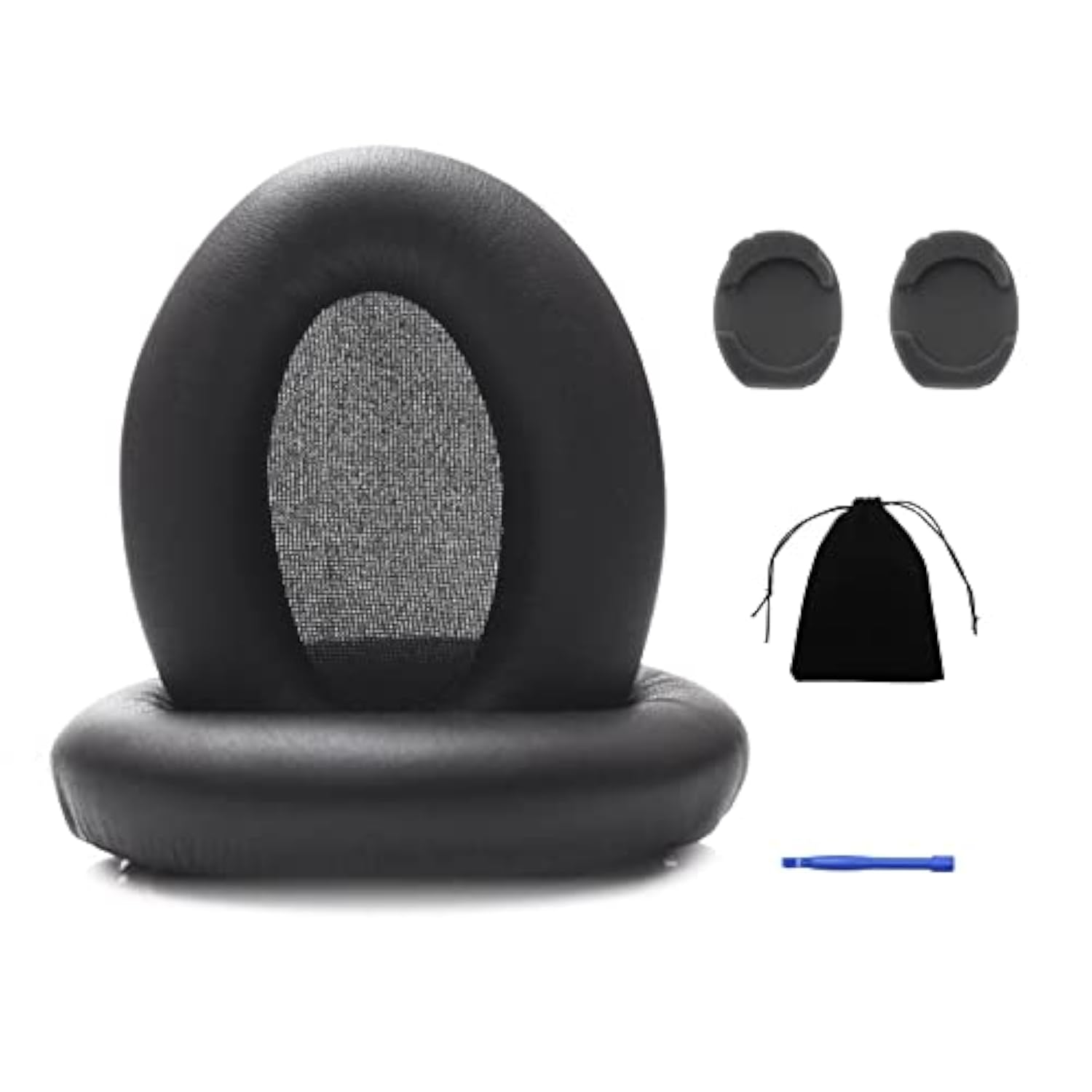 Wh-1000Xm3 Earpads, Wh1000Xm3 Ear Pads/Ear Cushion/Ear Cover Replacement Compatible With Sony Wh-1000Xm3 Headphone, With Softer Protein Leather, Noise Isolation Memory Foam