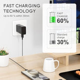 Samsung Adaptive Fast Charging Adapter Quick Charge Charging Block Wall Charger Plug Compatible With Galaxy S25/S25+/S24/S24+/S23/S23+/S22/S22+/S21/S20/S10/S10+/S10E/S9/S9+/S8/Active/Note