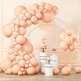 105pcs Pastel Orange Balloon Arch Kit for Baby Shower, Birthday, Gender Reveal