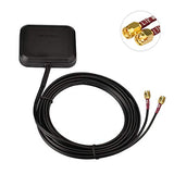 4G Lte Adhesive Magnetic Mount Antenna Mimo Sma Male Antenna Compatible With 4G Lte Wireless Home Cpe Mobile Modem Hotspot Industrial Iot Router Cellular Gateway