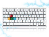 Sk75 Tmr Keyboard Gaming 75% Hall Effec, Wireless Mechanical Keyboard Rapid Trigger Custom Magnetic Switches Keyboards With 8000 Hz Hot Swap, Bt/2.4G/Usb-C For Mac Windows Linux,White-Aluminum