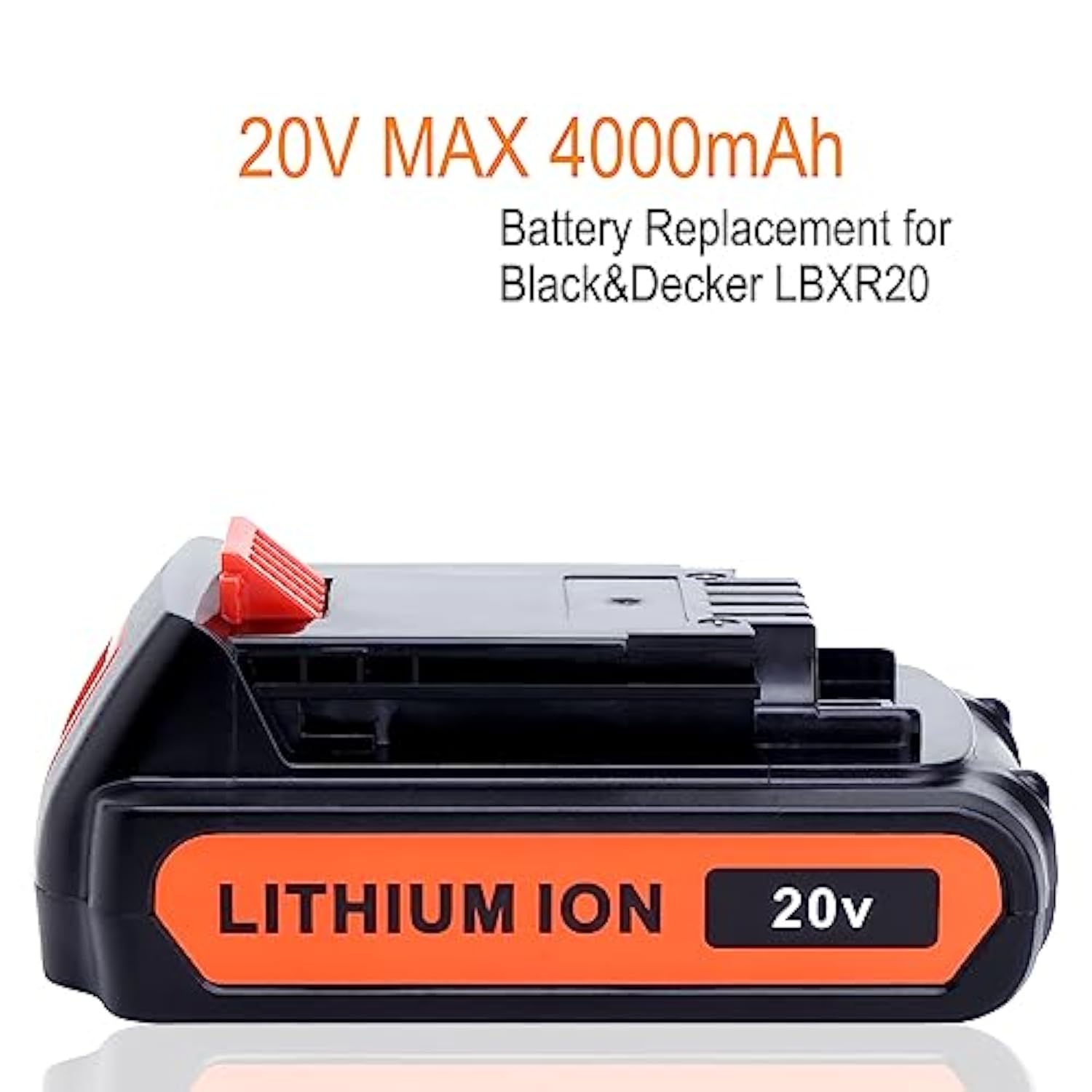 2Pack 4.0Ah 20V Max Lbxr20 Compatible With Black And Decker Weed Eater 20V Battery Lb2X4020 Lbxr2020-Ope Lbxr20-Ope2 Lbxr20B-2 Lb2X3020-Ope Lbxr20Bt 20 Volt Max Outdoor Cordless Power Tools