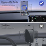 Tesla Phone Mount, For Magsafe Car Mount, ?Strongest Magnet Power? Magnetic Car Phone Holder For Tesla 3/Y/S/X Accessories Screen, Fits All Phone, Tesla Model Y Accessories Tesla Model 3 Accessories