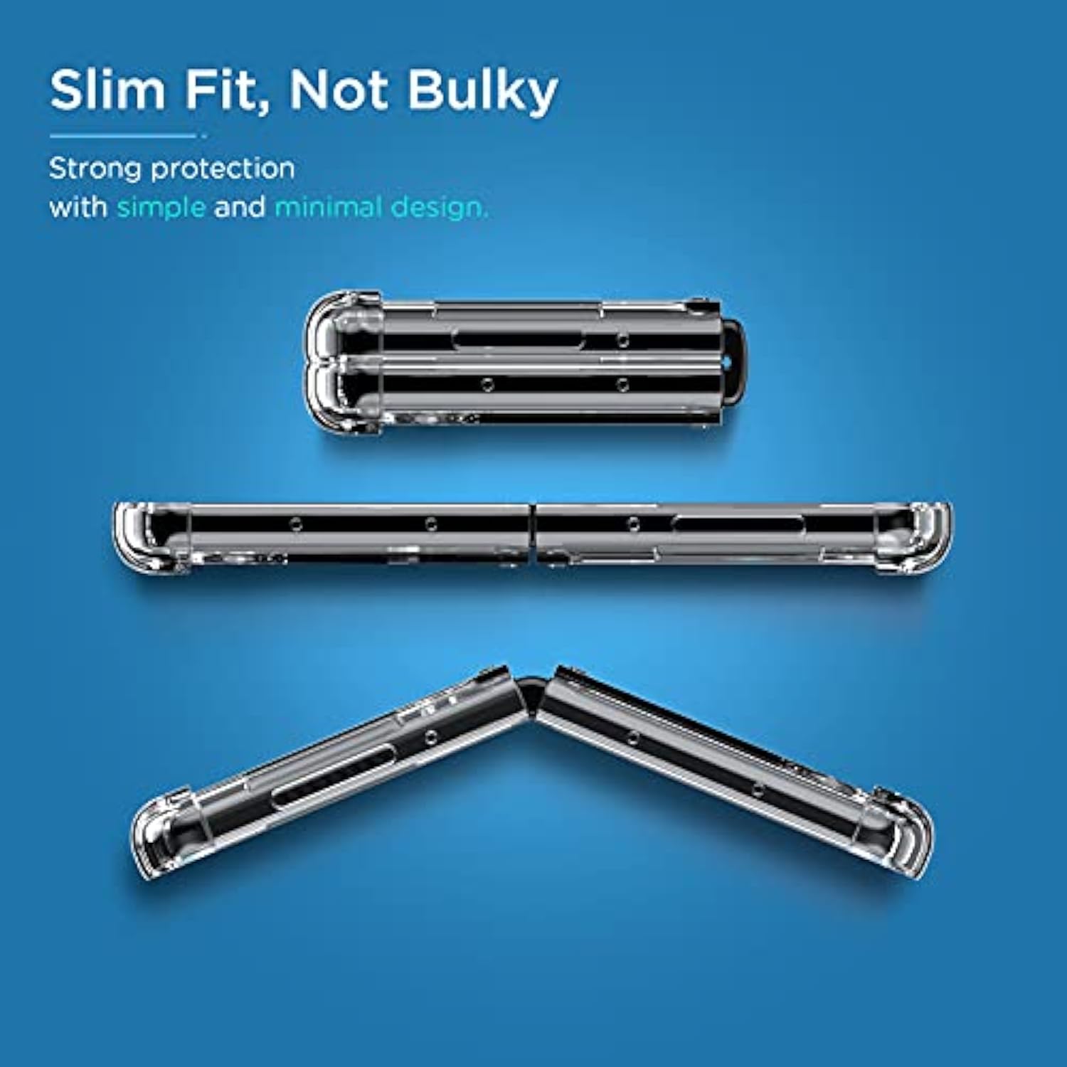 For Samsung Galaxy Z Fold 3 5G Case [Enhanced Corner Protection] Non-Yellowing Crystal Soft Tpu Bumper Shockproof Hard Clear Back Cover 2021