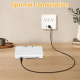 1PC 3.9FT 3DS Charger Cable + 1PC Dual Mode USB Type-C Charging Cable Adapter for New 3DS XL, 3DS XL
