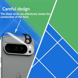 For Pixel 9 Pro Xl Tempered Glass Screen Protector + Camera Lens Protector [2 + 2 Pack]Ultrasonic [Fingerprint Unlock][Anti-Scratch][Case Friendly] Clear Hd Protective Film For Google Pixel 9 Pro Xl 5G
