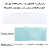 Silicone Keyboard Cover for Apple Magic Keyboard with Numeric Keypad MQ052LL/A