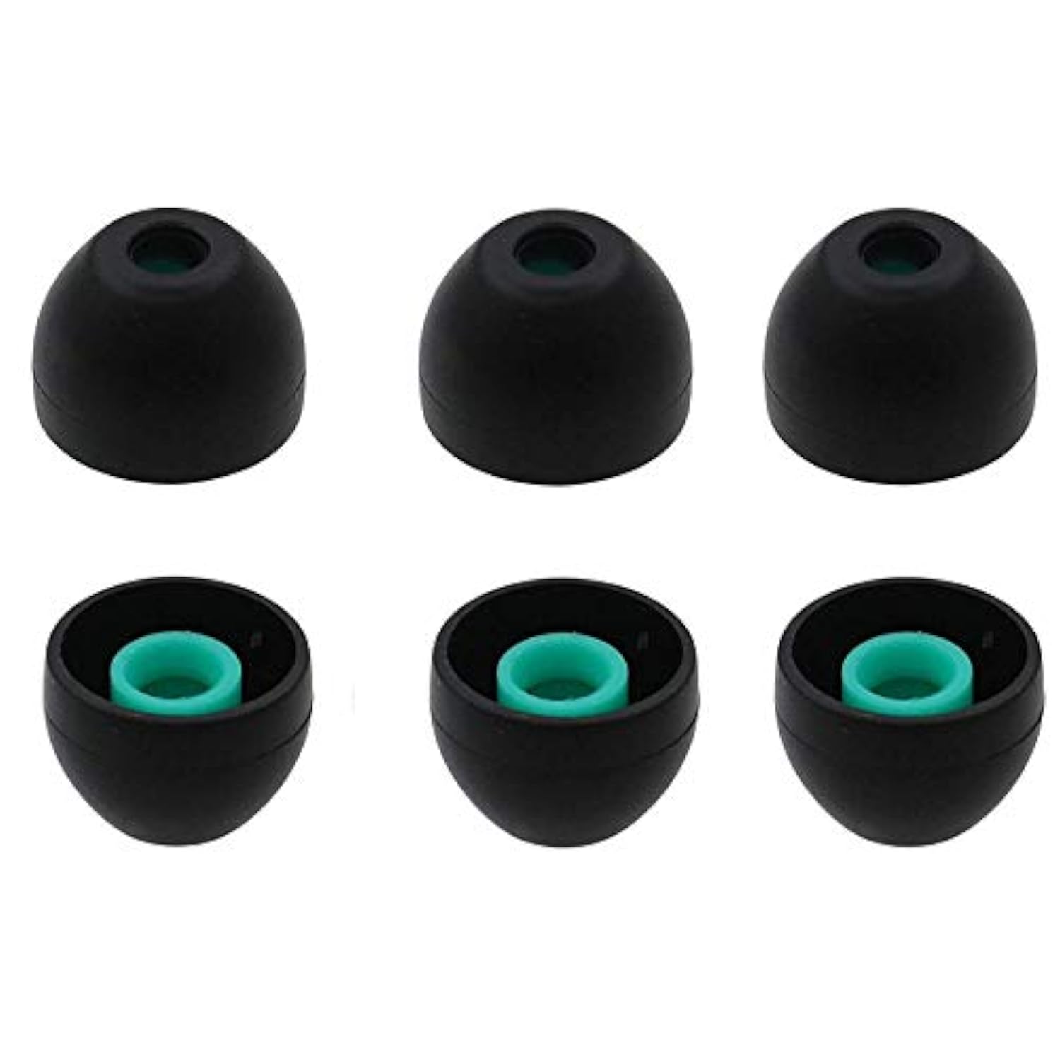 Hybrid Silicone Earbuds Ear Buds Ear Tips Ear Caps For Sony Xba, Mdr And Dr Series In-Ear Earphone Headsets 3 Pairs, Hybrid Eartips For Sony, 3 Pairs, Medium Size