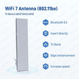 For Gigabyte Wifi 7 Magnetic Antenna 2.4G 5G 6G Wifi 6E Antennas For For Gigabyte X870 Aorusx870E Aorusx870M Aorusx870I Aorusx870 Gaming Pc Desktop Computer Motherboard With New Interface White