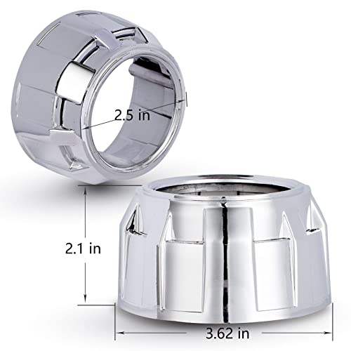 2.5Inch Projector Shrouds Silver Mask For 2.5 Inch Projector Lens Car Projector Lens Retrofit Accessories