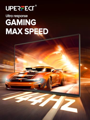 Qled 24" 120Hz Portable Monitor 1080P 125% Srgb 400Nits W/Stand & Vesa, Hdmi Usb-C Fhd Travel Monitor For Laptop/Gaming Devices/Phone/Mini Pc, External Second Screen For Gaming & Work