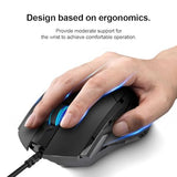 Wired Usb Mouse, 1200 Dpi Corded Computer Mouse With Silent Click, 3-Button Ergonomic Design For Windows Pc, Mac, Laptop & Desktop 1.4M Cable