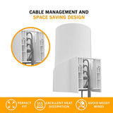 Wall Mount For Tp-Link Deco X68/Xe75/Axe5300 Mesh Wi-Fi 6 System, Space-Saving Wall Hanging Bracket Holder For Wi-Fi Booster, Cable Organizer Without Messy, Easy Installation (3Pack)