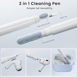 For Airpods Pro 2 Case, Compatible With Airpods Pro 1St/2Nd Generation, Soft Silicone Cover With Cleaner Kit, Eartips Protector & Keychain-Baby Blue