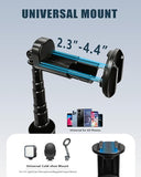 Automatic Phone Tripod, 67 Auto-Deploy Selfie Stick Tripod with Remote - 360° Rotatable Extendable - Portable Phone Tripod Stand for Video Recording