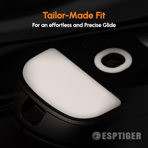 ICE V2 Gaming Mouse Skates for Logitech G PRO X Superlight 2 - Smooth PTFE Replacement Feet, 2.5D Curved Edges, 3M Adhesive, White
