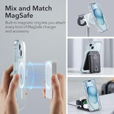 Esr For Iphone 15 Plus Case, Compatible With Magsafe, -Grade Protection, Yellowing Resistant, Scratch-Resistant Back, Magnetic Phone Case For Iphone 15 Plus, Classic Series, Clear Blue