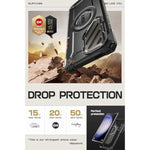 SUPCASE for Samsung Galaxy S24 Ultra Case with Stand [Built-in Camera Cover Kickstand] [S Pen Friendly] [Compatible with MagSafe] Heavy Duty Rugged Magnetic Phone Case for Galaxy S24 Ultra, Black